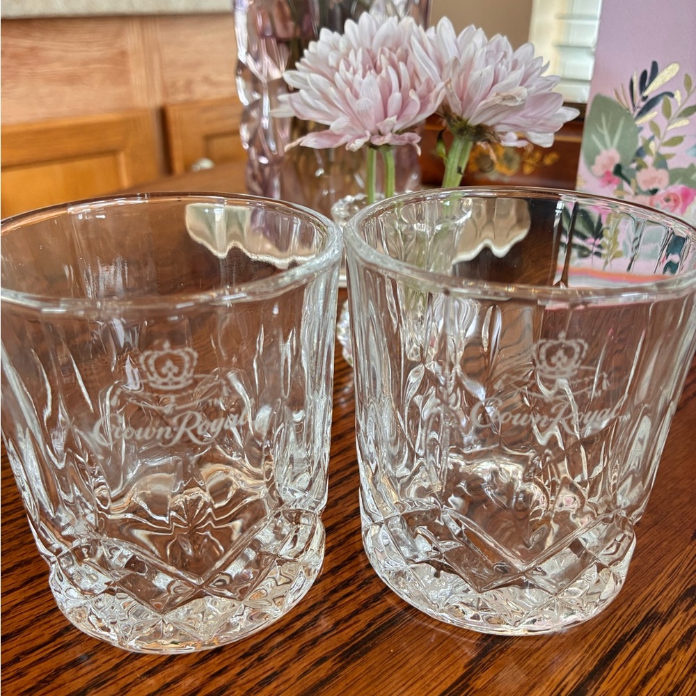 Crown Royal 3” lowball glass